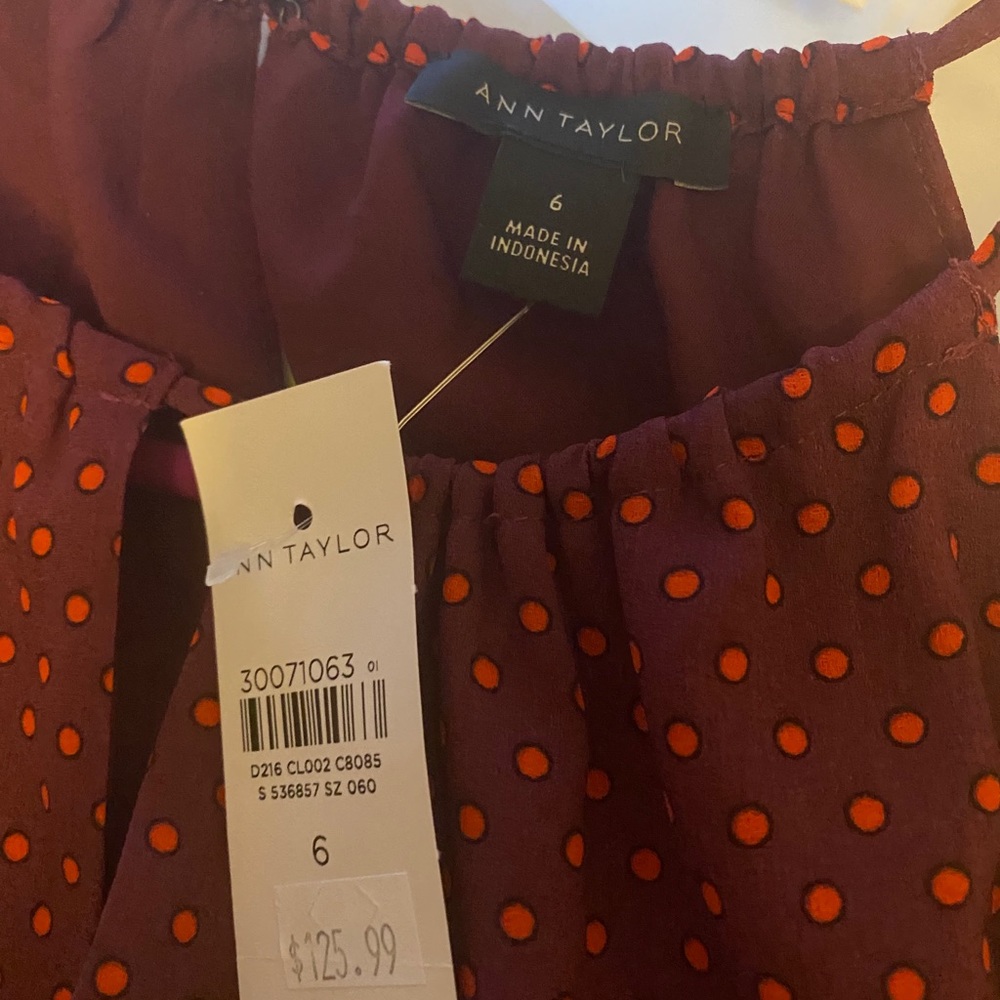 Polka dot Ann Taylor dress